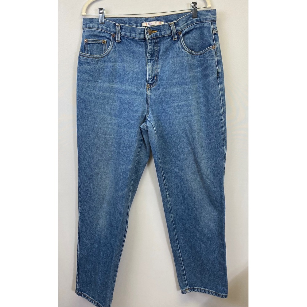 Bill Blass Easy Fit Jeans Size 14 Classic Denim 90s Vintage Americana Casual